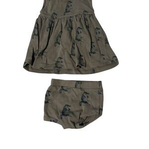 Kate Quinn Girls Platypus Print Sleeveless Top & Bloomer Set 6-12M